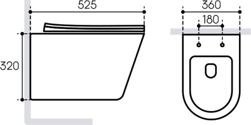 Комплект Унитаз подвесной Aqueduto Cone CON0120 безободковый, с микролифтом, белый матовый + Инсталляция STWORKI + Кнопка Хельсинки 500470 белая в Ростове-на-Дону